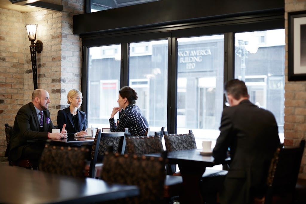 Elephant & Castle Restaurant at Club Quarters Hotel, Central Loop, Chicago