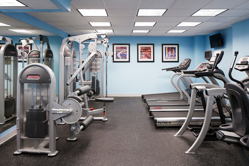 24-hour Fitness Center at Club Quarters Hotel, Wacker at Michigan, Chicago