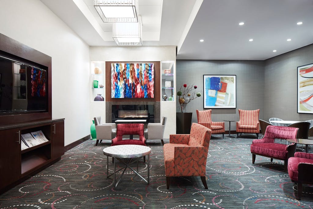 Club Living Room at Club Quarters Hotel, Wall Street
