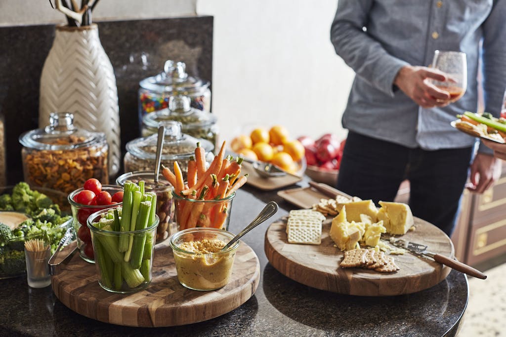 Free Snacks and Refreshments in the Club Living Room