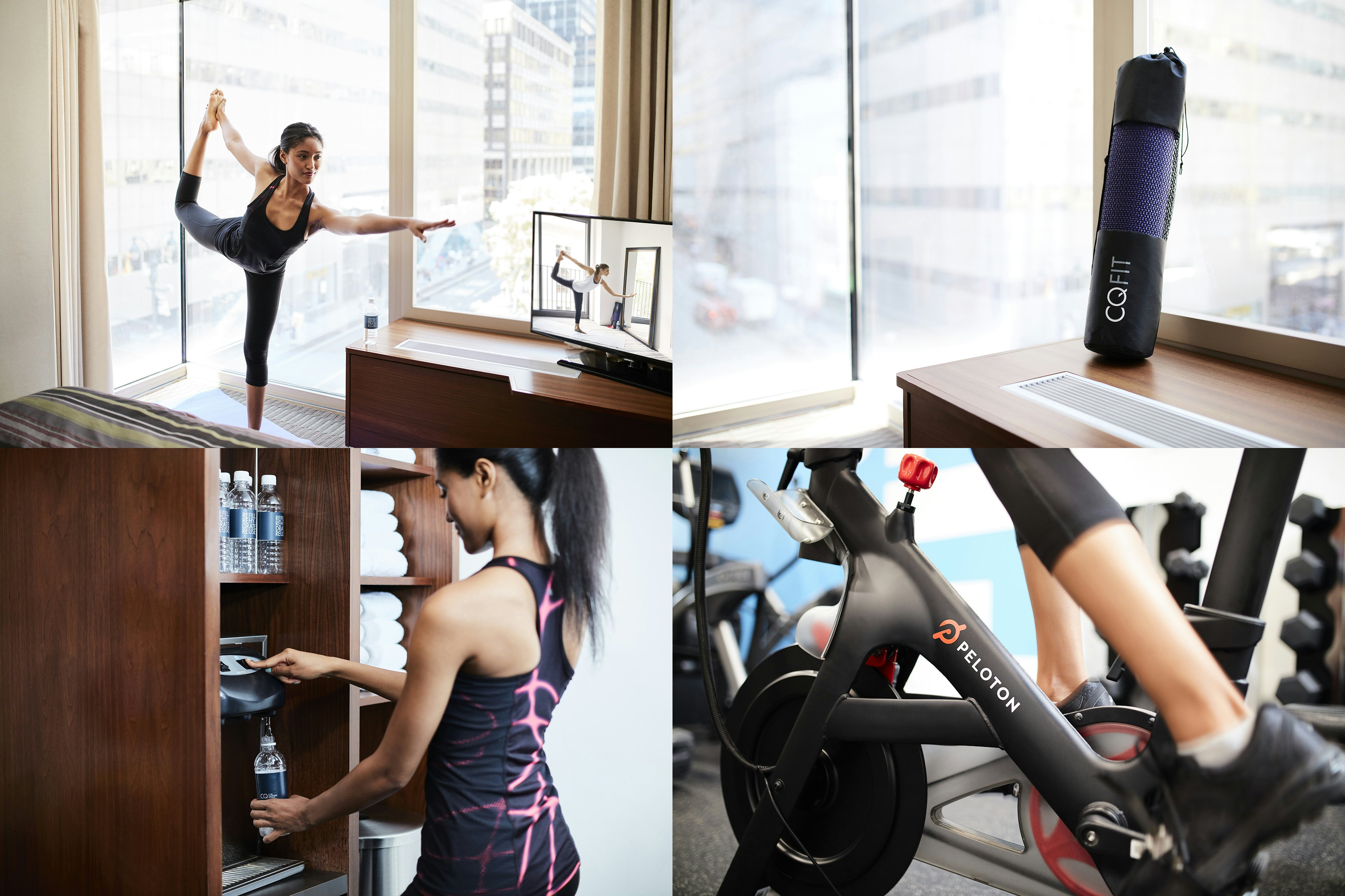 Sweat It Out with CQ Fit - Club Quarters Hotels - Yoga, Peloton and more