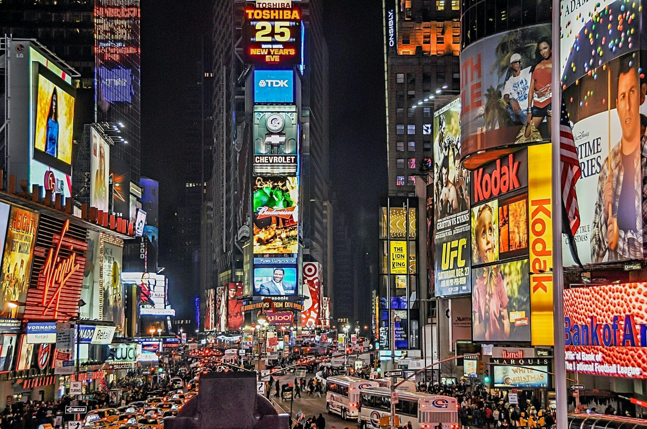 New York City offers plenty of things to do in times square for free.